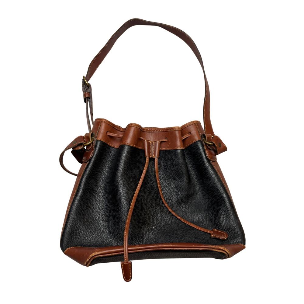 Vintage 80s Coach Sheridan Newberry Leather Drawstring Bucket Bag